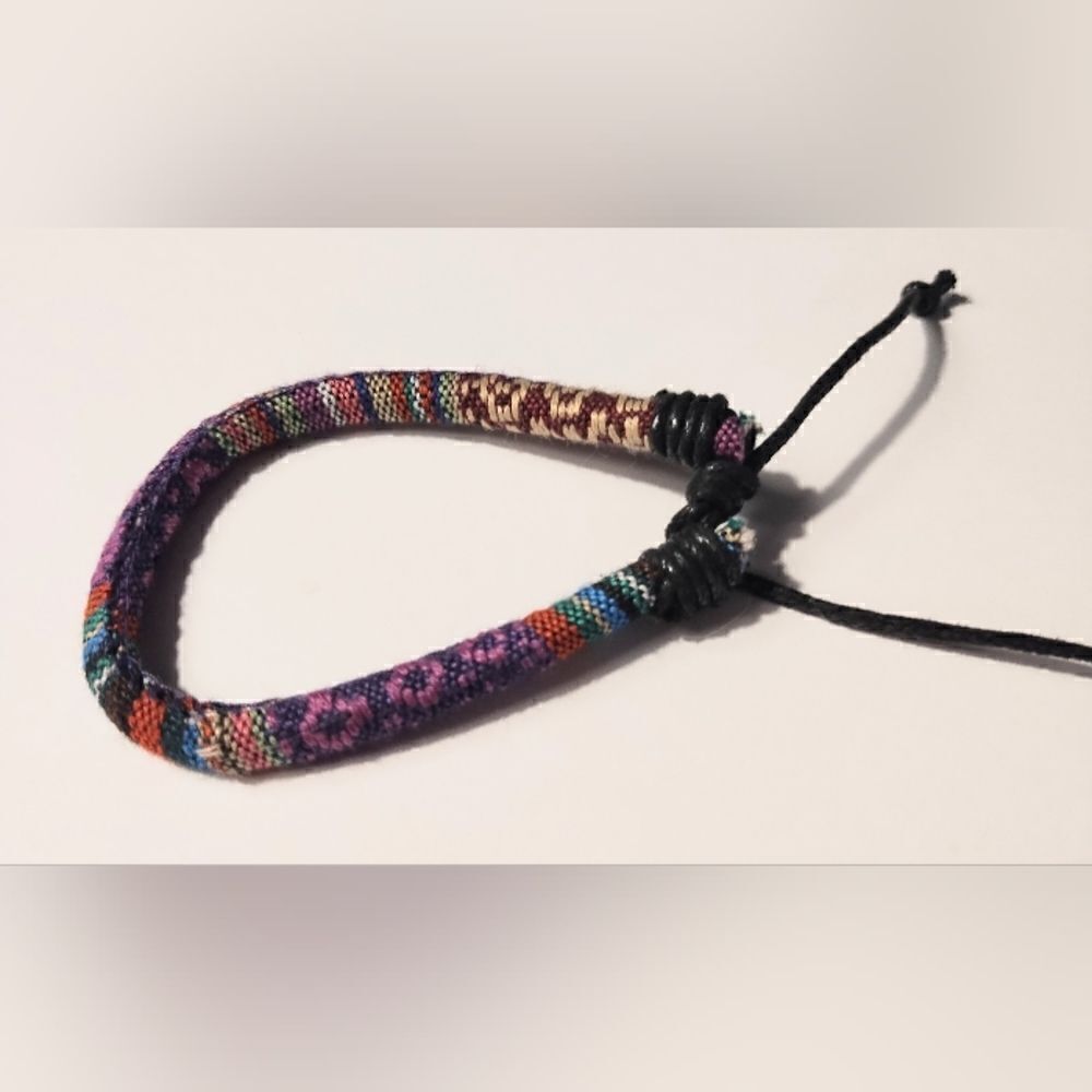 Men's bracelet stripped punk new d80